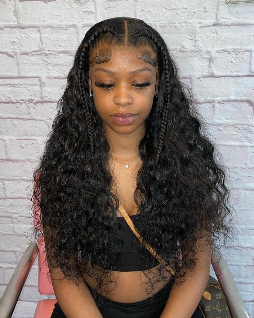 Water Wave Hd Lace Frontal Wig 13×4 13x6 Human Hair Wig 14 30 Inch