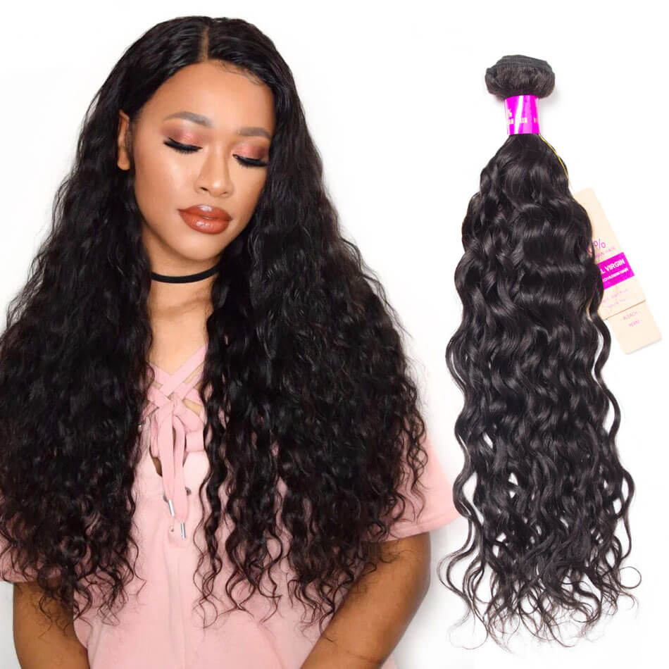 Wet And Wavy Human Hair Weave Bundles Water Wave 3 Bundles Starshow